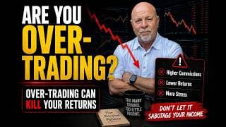 Are You Overtrading? Over-trading can kill returns of covered call income investors.