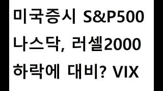 미국증시 시황분석, S&P500, 나스닥, 러셀2000 하락에 대비? VIX 지수, TNA ETF, TQQQ ETF, SOXL ETF, SQQQ ETF, SOXS ETF