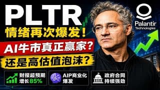 PLTR情绪再次爆发：AI牛市核心股，还是估值泡沫的下一站？