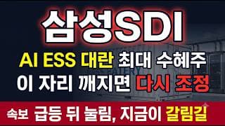 [삼성SDI 주가 전망] 국내 ESS 입찰 56% 싹쓸이, 급등 뒤 이 자리 지킬까 #삼성SDI주가전망 #삼성SDI목표가 #삼성SDI