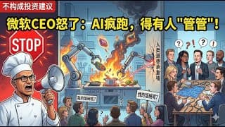 微软CEO急眼了：再不坐下来聊聊AI，咱们的“数字饭馆”就要炸厨房了！