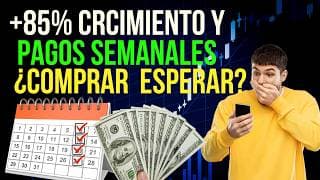 ALTOS DIVIDENDOS Pagos SEMANALES y Más del 80% Crecimiento | DIVIDENDOS