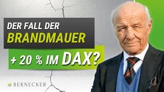 Der Fall der Brandmauer + 20 % im DAX? | Politik, Wirtschaft und Börse mit Hans A. Bernecker