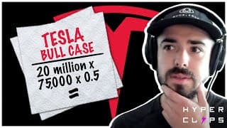 Estimating Tesla's future valuation - Back of the napkin math
