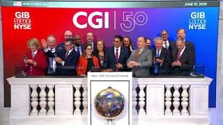 CGI (NYSE: GIB) Rings The Closing Bell®
