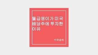 월급쟁이가 미국 배당주에 투자한 이유 - 몇번 망해도 괜찮아..