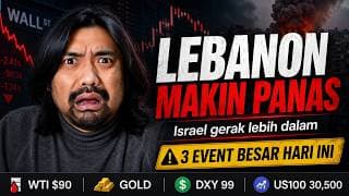 🚨LEBANON MAKIN PANAS. Israek gerak lebih dalam. Risiko geopolitik.