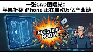 一部手机，背后的万亿产业链#苹果 #折叠屏 #科技 #apple