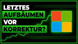 Microsoft Analyse: Korrektur läuft – kommt jetzt der letzte Bounce? Elliott Wave Analyse