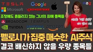 투자왕 팰로시, S&P500 수익률의 3배가 넘는 그녀의 포트폴리오를 확인하시고 투자에 참고해보세요.