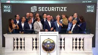 The NYSE welcomes Securitize to celebrate its IPO!