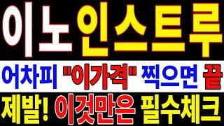 🟥 [이노인스트루먼트 주가전망] 내일 반등 와도 중요한 건 욕심이 아니다 손실 줄이고 살아남는 대응이 먼저다 "초긴장" ⚠️
