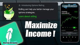 MAXIMIZE Income! Options Roll | Stock and Options Trading!