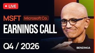 Microsoft Q4 FY26 Earnings Call | $MSFT | 🔴 WATCH LIVE