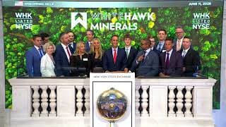 The NYSE welcomes WhiteHawk Minerals Corp. to celebrate its IPO! (NYSE: WHK)