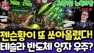미국주식/젠슨황이 쏘아올리고 떨어뜨린 주식?(편집본)/테슬라 엔비디아 구글 애플 아마존 메타 아이온큐 삼성전자SK하이닉스 마이크론 테크놀로지 브로드컴 인텔 AMD코어위브 샌디스크