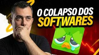SaaSpocalypse: O colapso de 82% das Ações do Duolingo e o fim dos softwares tradicionais
