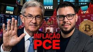 INFLAÇÃO PCE AO VIVO! CESSAR-FOGO FALHOU! E AGORA? BITCOIN SEGURA OU CAI DE VEZ?