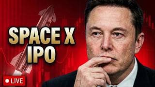🔴SPACEX IPO, POTENTIAL DEAL IN SIGHT, BTC & GOLD CRASH, NASDAQ RUN?! | LIVE TRADING