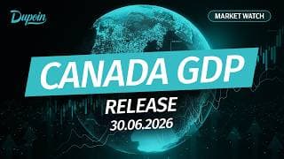 Market Watch | LIVE Canada GDP Release | 30 Juni 2026 #MostTrustedBroker | 10:00