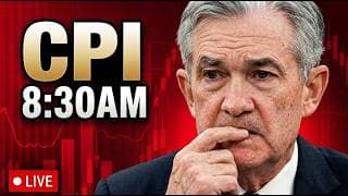 🔴CPI INFLATION HIGHEST SINCE 2023! INFLATION SHOCK MARKETS?! | LIVE TRADING