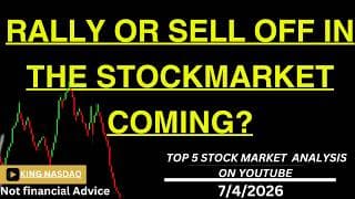 JULY RALLY OR HUGE SELL OFF IN THE STOCKMARKET? Lets Talk About It - apple qqq nas100 sp500 nvda mu