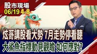 從8523點的89個月,將落在15個月後 台股續走牛市?美股大鯊魚指標動見觀瞻 資金動能恐出現鬆動?｜20260619(第4/8段)股市現場*曾鐘玉(劉健宇)