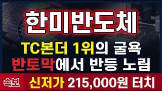 [한미반도체 주가 전망] 메타 AI 공급과잉 공포, TC본더 1위 11% 급락 오늘 저점 어디까지 #한미반도체주가전망 #한미반도체목표가 #한미반도체