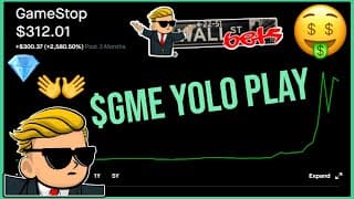 Gamestop Stock GME Yolo Play 💎✋ - Robinhood Investing | r/wallstreetbets GME Short Squeeze Analysis