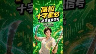 十字星暗示什么 #阿兰说美股 #炒股功夫 #Shorts