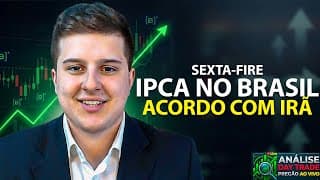 IPCA no Brasil e ACORDO no Irã  | Análise Day Trade Pregão ao VIVO
