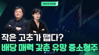 작은 고추가 맵다? 배당 매력 갖춘 유망 중소형주_정오의 미라클 (260716)