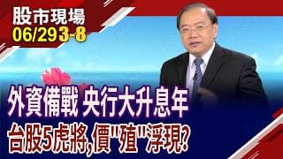 迎來央行大升息潮 法人以"4大核心"自組防禦盾牌?世足賽再掀熱潮 助攻聚陽營運增長,蓄"息"待發?｜20260629(第3/8段)股市現場*鄭明娟(馬明河)