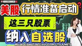 【7.10盘前解析】💥美股反攻开始了吗？｜⚠️这三只可以重点观察！#美股 #tsla #nvda   #amd  #msft   #orcl #美光#amd #aapl#wdc #avgo#META
