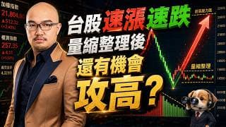 台股速漲速跌，量縮整理後還有機會攻高？｜20260902#高碩亨 #錢進大亨