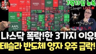 미국주식시황/나스닥 반도체 급락!왜? 테슬라 스페이스X 엔비디아 구글 애플 아마존 메타 아이온큐 삼성전자 하이닉스 마이크론 테크놀로지 브로드컴 인텔AMD 코어위브 샌디스크 TSMC