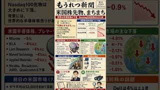 米国株、強いけど半導体に警戒 #長期投資