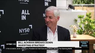 Pershing Square CEO Bill Ackman Talks Strategy Behind NYSE Listings at All In