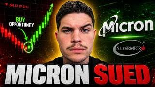 NEW Lawsuit for Micron Stock - SMCI Broke the LAW AGAIN