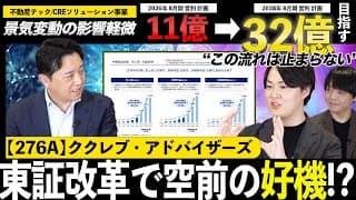 【銘柄勉強会】東証改革やアクティビスト活発で需要大幅増！中計目標の32億へ！足元の状況や今後の戦略について社長に直接取材してみた！ククレブ・アドバイザーズ