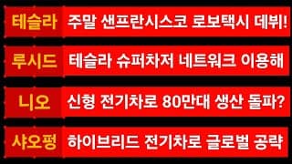 [News] 테슬라 (Tesla) 루시드 (Lucid) 니오 (Nio) 샤오펑 (Xpeng)
