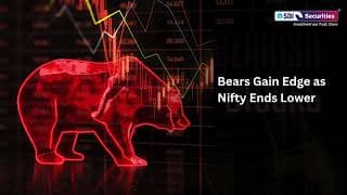 Bears Gain Edge as Nifty Ends Lower