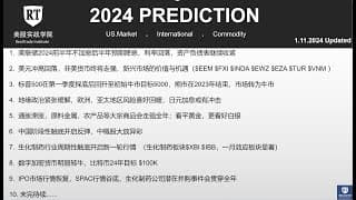 2024年美股十大预测（2024年1月11日）