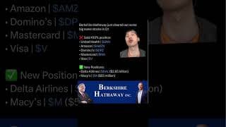 Berkshire Hathaway HUGE Portfolio Changes