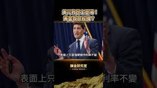 美元救世主登場！聯準會史無前例體制大重構，DXY突破101！黃金暴跌只是開場？全球財富重分配底牌全曝光！
