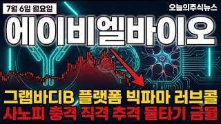[에이비엘바이오 주가 전망] 그랩바디B 플랫폼 vs 임상 불확실성, 대응 총정리 #에이비엘바이오주가전망 #에이비엘바이오목표가 #에이비엘바이오