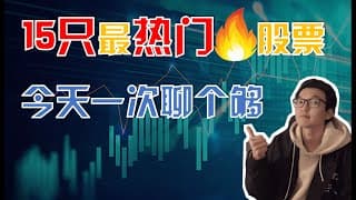 美股趋势分析｜今天一次说个够 15只最热门🔥股票 BIGC DKNG CRM FUBO FSLY LMND NIO NNDM PLTR ROKU SQ SPCE SE TDOC UBER｜美股投资入门