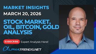 Stock Market, Oil, Bitcoin, Gold Analysis for Week Ending 3/20/26
