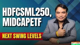 ​HDFCSML250 & MIDCAPETF Analysis! 🚀 Next Swing Levels मिस मत करना! | Traders Bar Stock Market