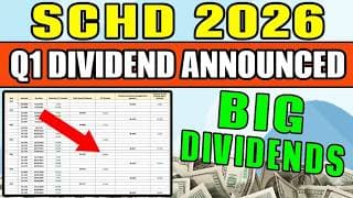 SCHD Just Announced Their Q1 Dividend Payment!